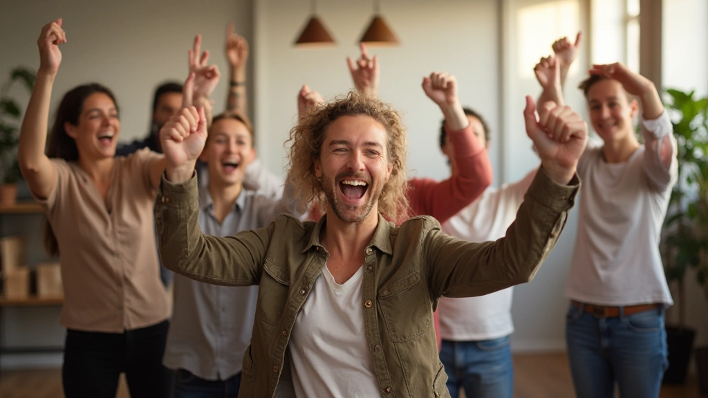Diverse mensen omhelzen zichzelf met waardering en erkennning van hun eigen waarde en sterke punten