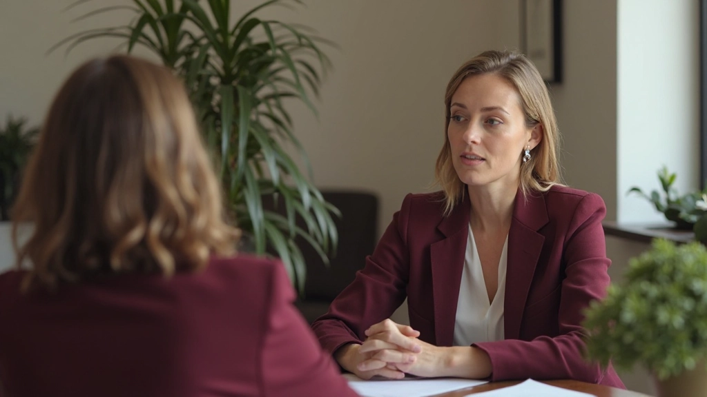 Professionele coach voert inspirerend gesprek met cliënt in warme omgeving